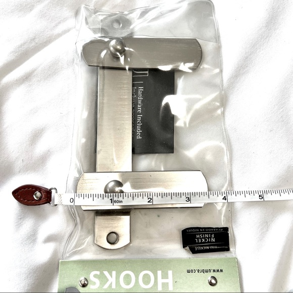 NWT multiples available! UMBRA Vintish double wall hooks brushed nickel … - Picture 6 of 12